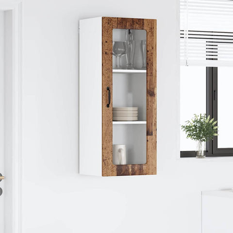 vidaXL Kitchen Wall Cabinet Old Wood 40 x 31 x 100 cm Engineered Wood