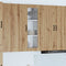vidaXL Kitchen Wall Cabinet with Shelf Artisan Oak 40 x 31 x 100 cm