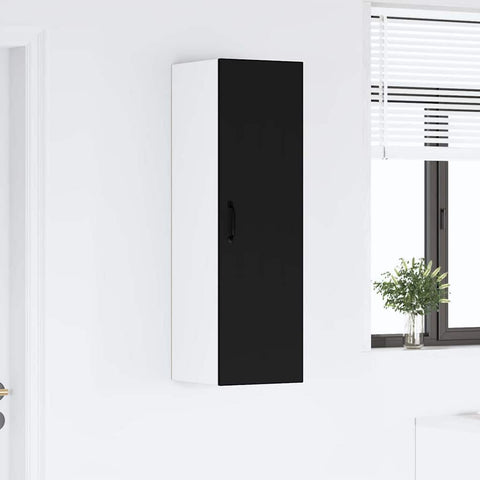 vidaXL Kitchen Wall Cabinet Black 30 x 31 x 100 cm Engineered Wood