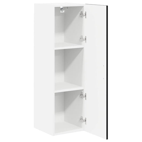 vidaXL Kitchen Wall Cabinet Black 30 x 31 x 100 cm Engineered Wood