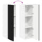 vidaXL Kitchen Wall Cabinet Black 30 x 31 x 100 cm Engineered Wood
