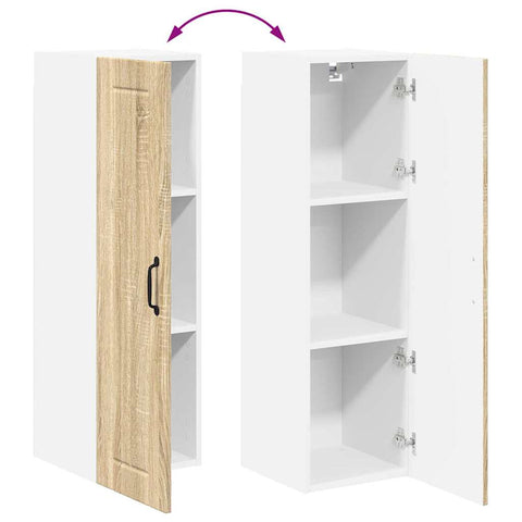 vidaXL Kitchen Wall Cabinet with Shelf Sonoma Oak 30 x 31 x 100 cm