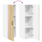 vidaXL Kitchen Wall Cabinet with Shelf Sonoma Oak 30 x 31 x 100 cm