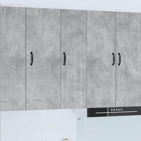 vidaXL Kitchen Wall Cabinet with Shelf Concrete Grey 30 x 31 x 100 cm