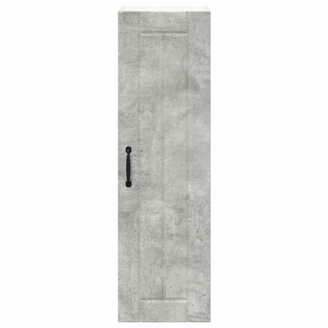vidaXL Kitchen Wall Cabinet with Shelf Concrete Grey 30 x 31 x 100 cm