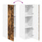 vidaXL Kitchen Wall Cabinet with Shelf Smoked Oak 30 x 31 x 100 cm