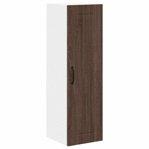 vidaXL Kitchen Wall Cabinet Brown Oak 30 x 31 x 100 cm Engineered Wood