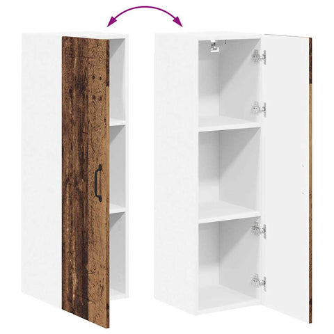 vidaXL Kitchen Wall Cabinet Old Wood 30 x 31 x 100 cm Engineered Wood