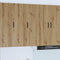 vidaXL Kitchen Wall Cabinet with Shelf Artisan Oak 30 x 31 x 100 cm