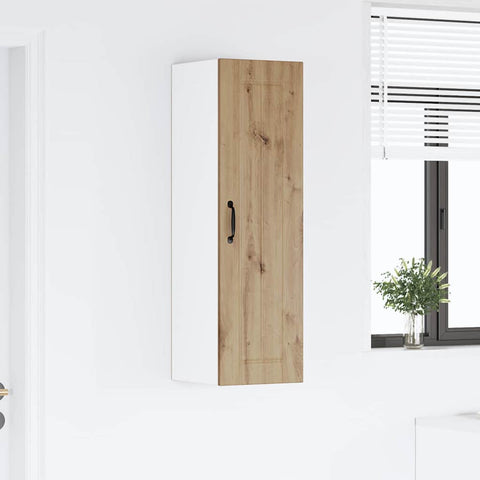 vidaXL Kitchen Wall Cabinet with Shelf Artisan Oak 30 x 31 x 100 cm