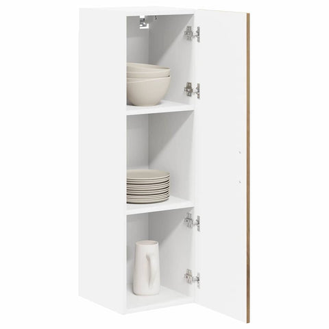 vidaXL Kitchen Wall Cabinet with Shelf Artisan Oak 30 x 31 x 100 cm