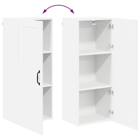 vidaXL Kitchen Wall Cabinet White 40 x 31 x 100 cm Engineered Wood