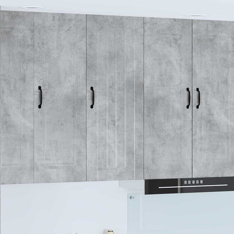 vidaXL Kitchen Wall Cabinet with Shelf Concrete Grey 40 x 31 x 100 cm