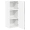 vidaXL Kitchen Wall Cabinet with Shelf Concrete Grey 40 x 31 x 100 cm