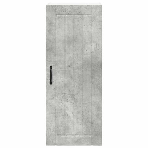 vidaXL Kitchen Wall Cabinet with Shelf Concrete Grey 40 x 31 x 100 cm