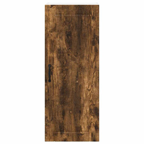 vidaXL Kitchen Wall Cabinet with Shelf Smoked Oak 40 x 31 x 100 cm