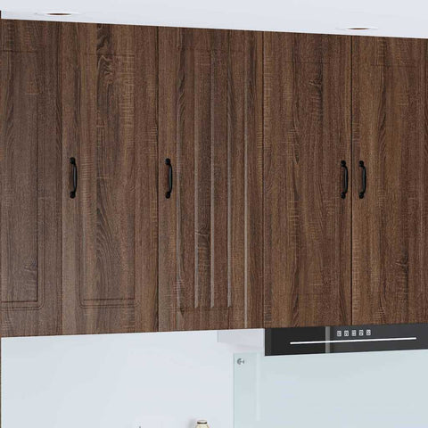 vidaXL Kitchen Wall Cabinet Brown Oak 40 x 31 x 100 cm Engineered Wood
