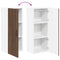 vidaXL Kitchen Wall Cabinet Brown Oak 40 x 31 x 100 cm Engineered Wood