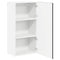 vidaXL Kitchen Wall Cabinet Black 50 x 31 x 100 cm Engineered Wood