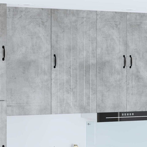 vidaXL Kitchen Wall Cabinet with Shelf Concrete Grey 50 x 31 x 100 cm