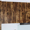 vidaXL Kitchen Wall Cabinet with Shelf Smoked Oak 50 x 31 x 100 cm
