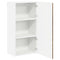 vidaXL Kitchen Wall Cabinet with Shelf Smoked Oak 50 x 31 x 100 cm