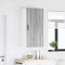vidaXL Kitchen Wall Cabinet with Shelf Grey Sonoma 50 x 31 x 100 cm