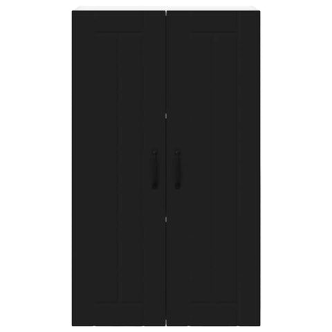 vidaXL Kitchen Wall Cabinet Black 60 x 31 x 100 cm Engineered Wood