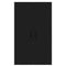 vidaXL Kitchen Wall Cabinet Black 60 x 31 x 100 cm Engineered Wood
