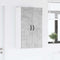 vidaXL Kitchen Wall Cabinet with Shelf Concrete Grey 60 x 31 x 100 cm