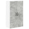 vidaXL Kitchen Wall Cabinet with Shelf Concrete Grey 60 x 31 x 100 cm