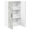 vidaXL Kitchen Wall Cabinet with Shelf Concrete Grey 60 x 31 x 100 cm