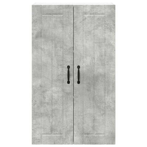 vidaXL Kitchen Wall Cabinet with Shelf Concrete Grey 60 x 31 x 100 cm