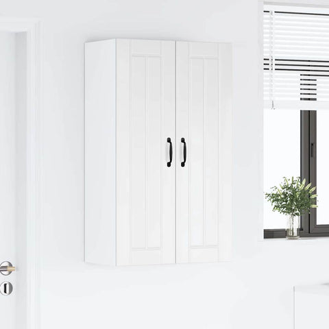 vidaXL Kitchen Wall Cabinet High Gloss White 60 x 31 x 100 cm