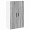 vidaXL Kitchen Wall Cabinet with Shelf Grey Sonoma 60 x 31 x 100 cm