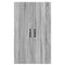 vidaXL Kitchen Wall Cabinet with Shelf Grey Sonoma 60 x 31 x 100 cm