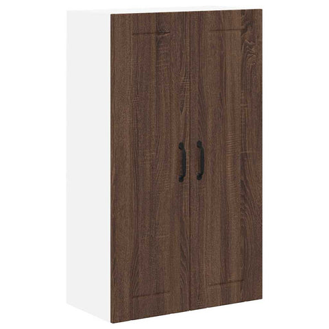 vidaXL Kitchen Wall Cabinet Brown Oak 60 x 31 x 100 cm Engineered Wood