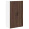 vidaXL Kitchen Wall Cabinet Brown Oak 60 x 31 x 100 cm Engineered Wood