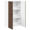 vidaXL Kitchen Wall Cabinet Brown Oak 60 x 31 x 100 cm Engineered Wood