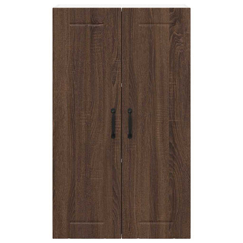 vidaXL Kitchen Wall Cabinet Brown Oak 60 x 31 x 100 cm Engineered Wood