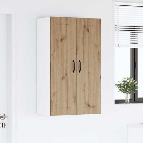 vidaXL Kitchen Wall Cabinet with Shelf Artisan Oak 60 x 31 x 100 cm