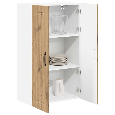 vidaXL Kitchen Wall Cabinet with Shelf Artisan Oak 60 x 31 x 100 cm