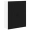 vidaXL Kitchen Wall Cabinet Black 80 x 31 x 100 cm Engineered Wood