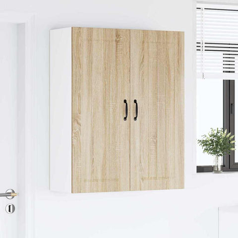 vidaXL Kitchen Wall Cabinet with Shelf Sonoma Oak 80 x 31 x 100 cm