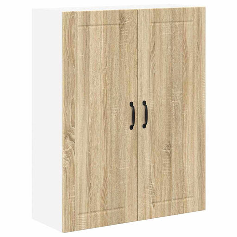 vidaXL Kitchen Wall Cabinet with Shelf Sonoma Oak 80 x 31 x 100 cm