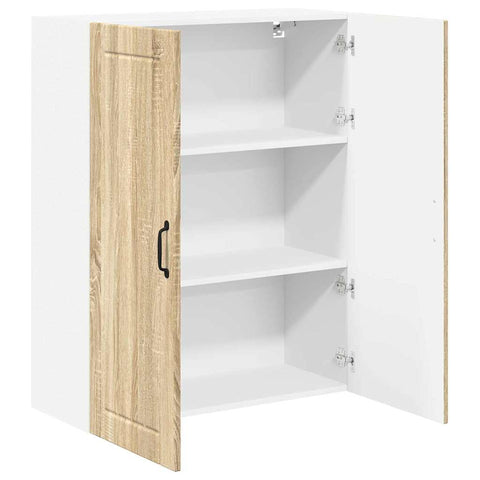 vidaXL Kitchen Wall Cabinet with Shelf Sonoma Oak 80 x 31 x 100 cm