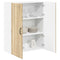 vidaXL Kitchen Wall Cabinet with Shelf Sonoma Oak 80 x 31 x 100 cm
