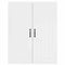 vidaXL Kitchen Wall Cabinet High Gloss White 80 x 31 x 100 cm