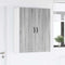 vidaXL Kitchen Wall Cabinet with Shelf Grey Sonoma 80 x 31 x 100 cm