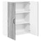 vidaXL Kitchen Wall Cabinet with Shelf Grey Sonoma 80 x 31 x 100 cm